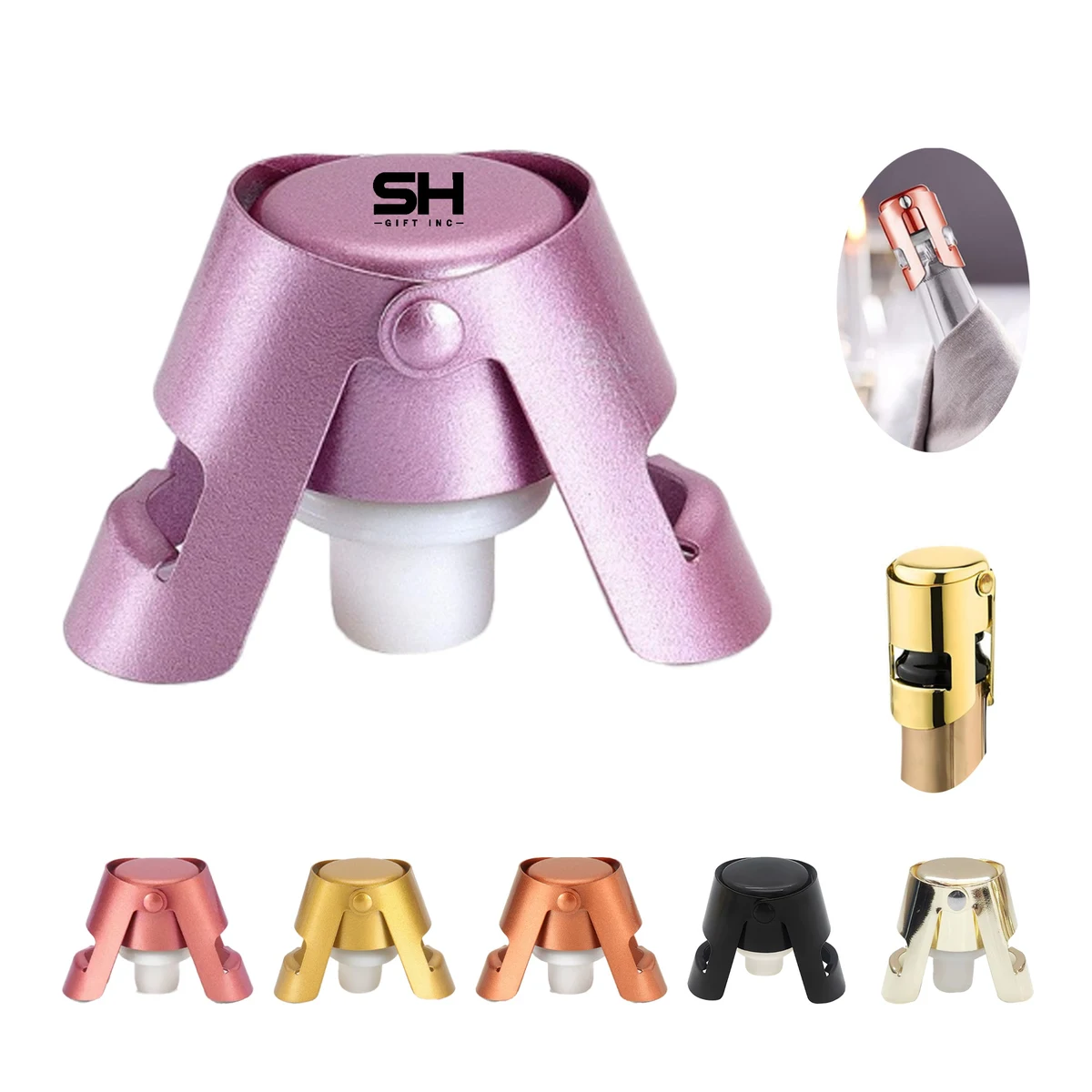 Champagne Saver with Food Grade Silicone 1