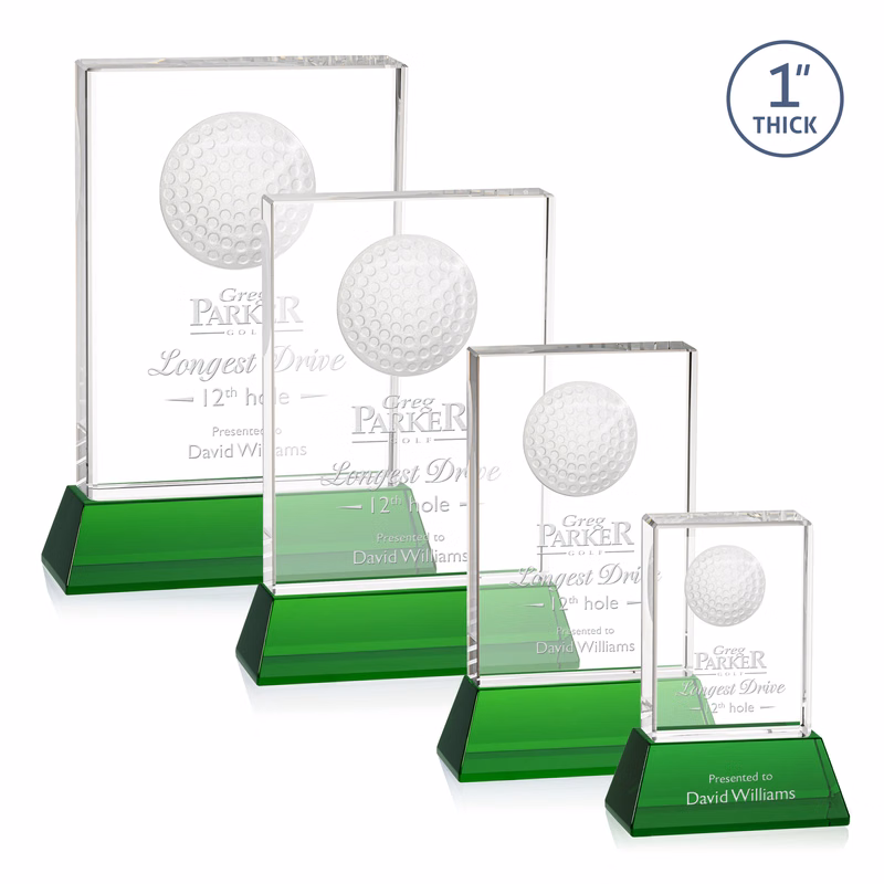 Pennington Golf Award on Base - Green