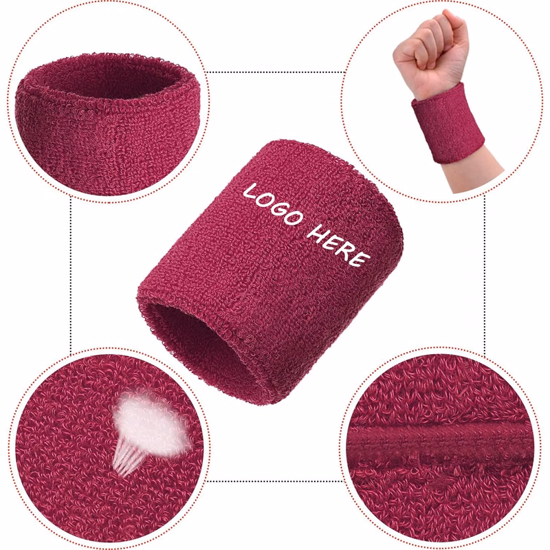 Sports Wristbands Wrist Sweatbands Stretchy