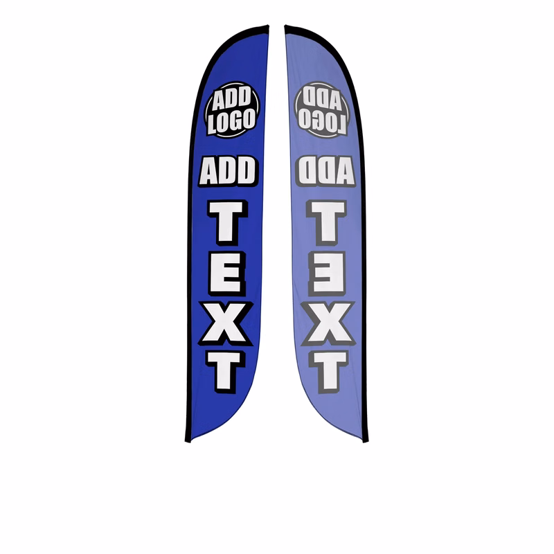 Custom 14ft Feather Flag - Single Sided