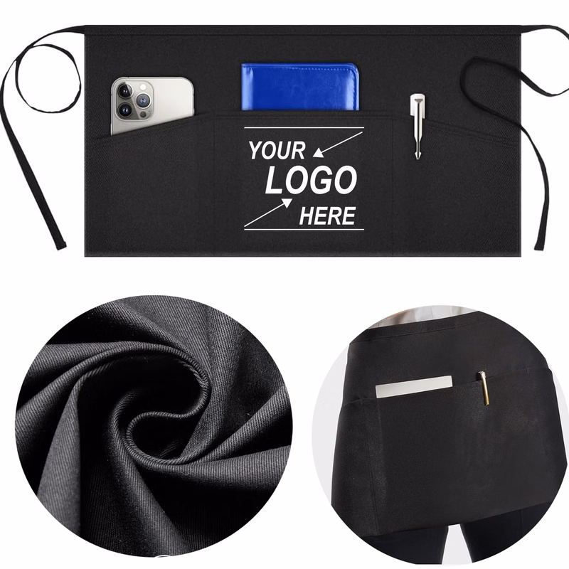 Server Apron with 3 Pockets 11.5"