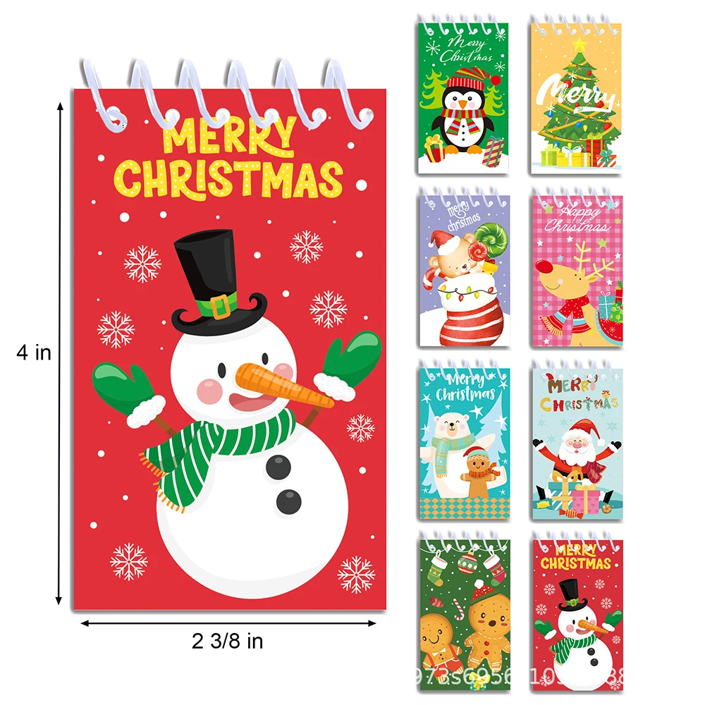 Christmas spiral portable Notebook 1