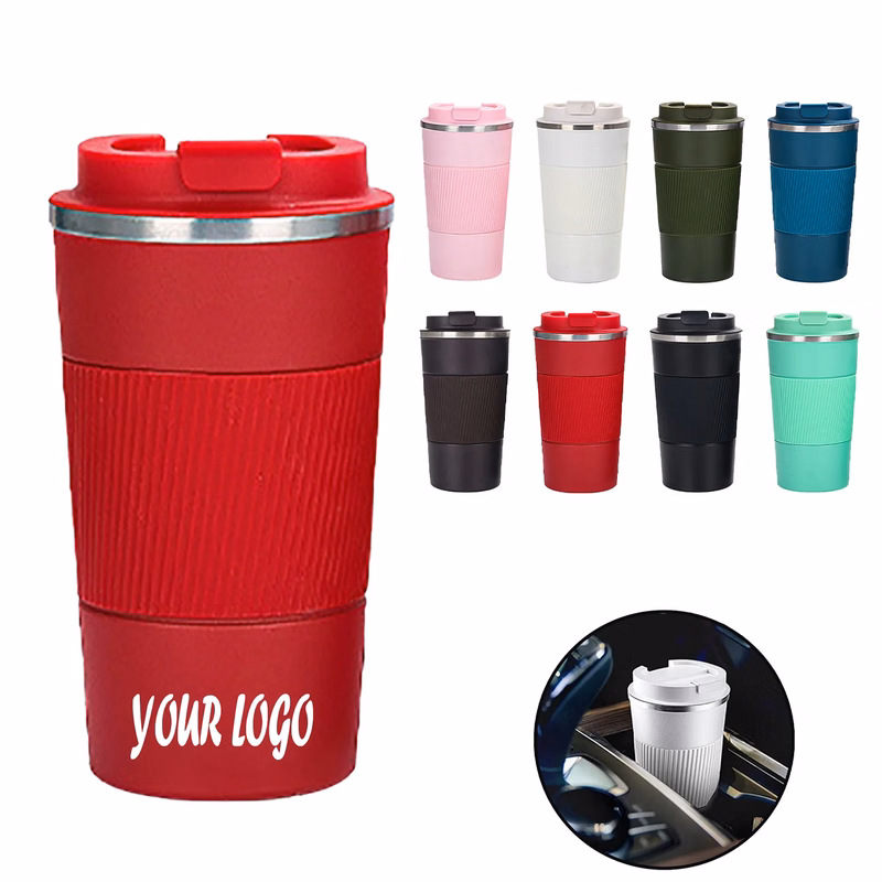 17 oz Travel Coffee Mug Non-Slip Insulated Cup
