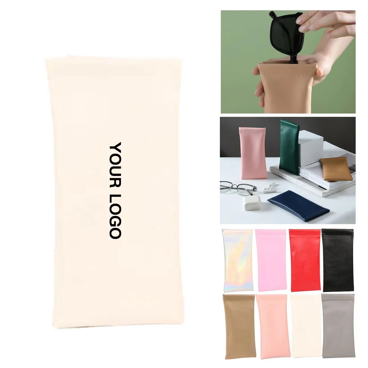 PU Soft Dustproof Sunglasses Pouch 1