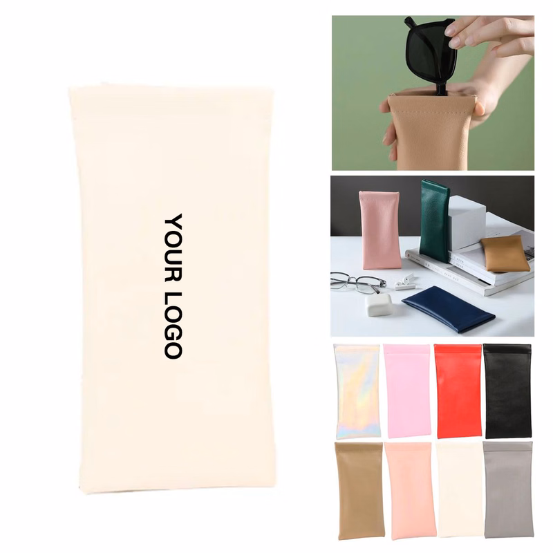 PU Soft Dustproof Sunglasses Pouch