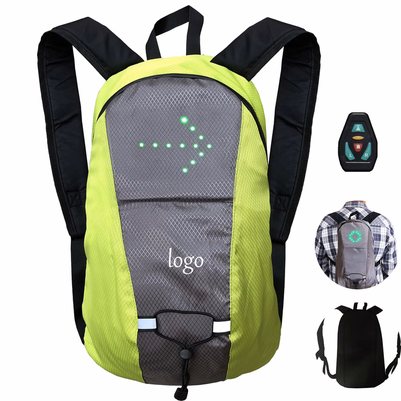 LED Turn Signal Light Backpack