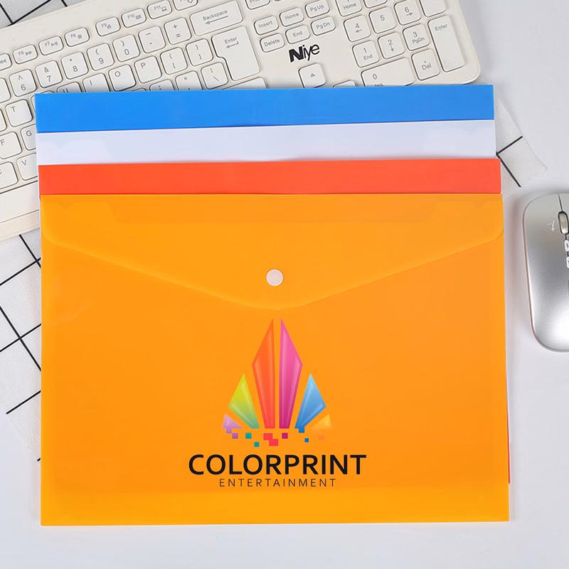 MOQ100 Waterproof Plastic File Folder