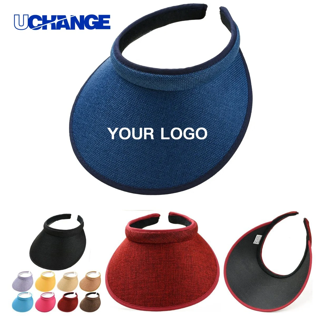Linen Visor Cap Headwear for UV Protection 1