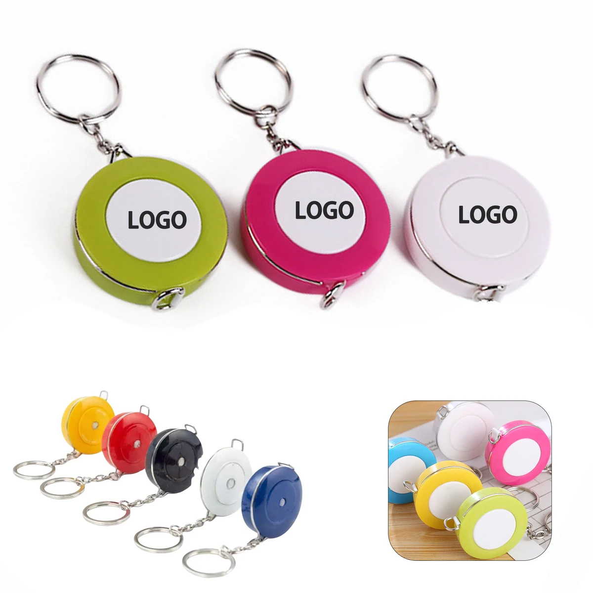 Retractable 60 Inch Measuring Tape Keychain 1