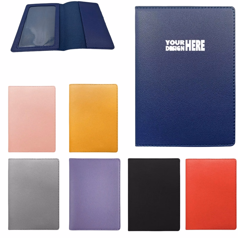 PU Leather Passport Holder with Card Slots