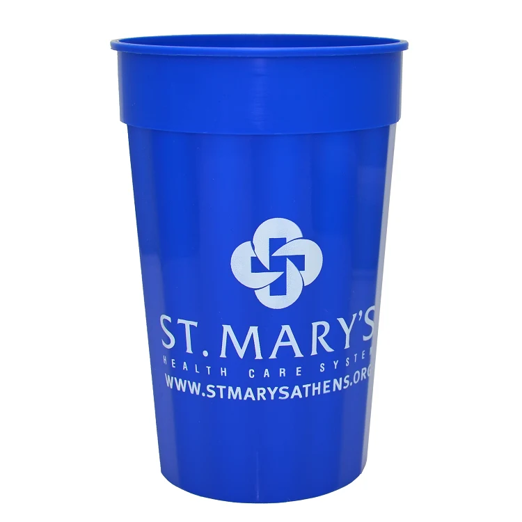 22 oz. Fluted Plastic Stadium Cup 1