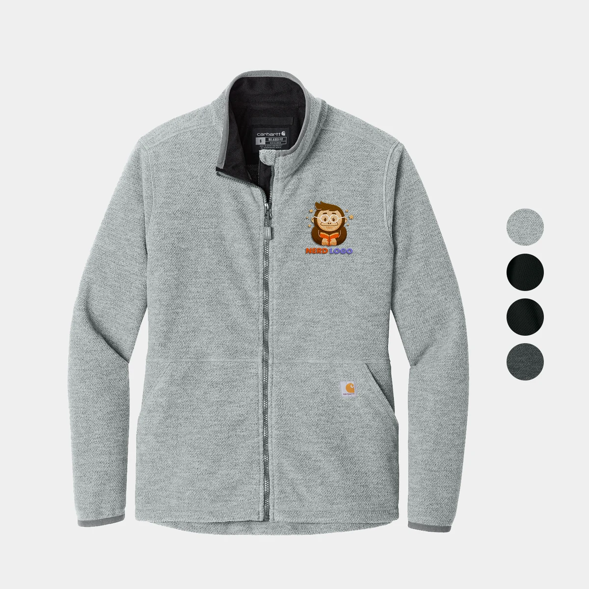 Carhartt® Women's Textured Full-Zip Fleece Jacket 1