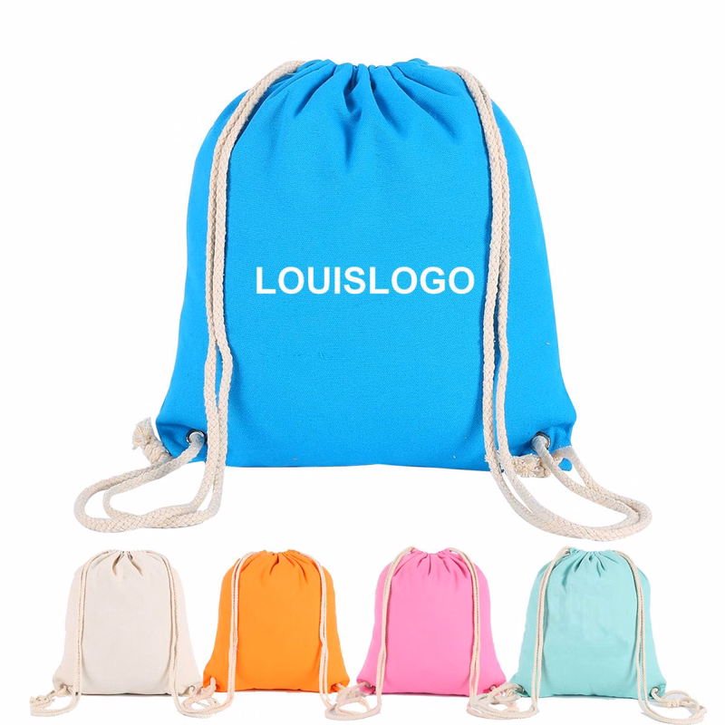 Canvas Sport Drawstring Backpack