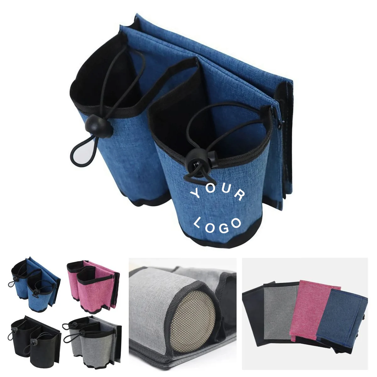 Foldable Oxford Drink Carry Holder 1