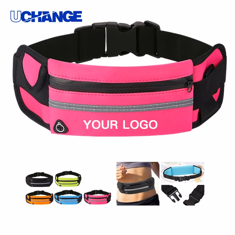 Adjustable Fitness Belt Strap with Reflective Strip for Running