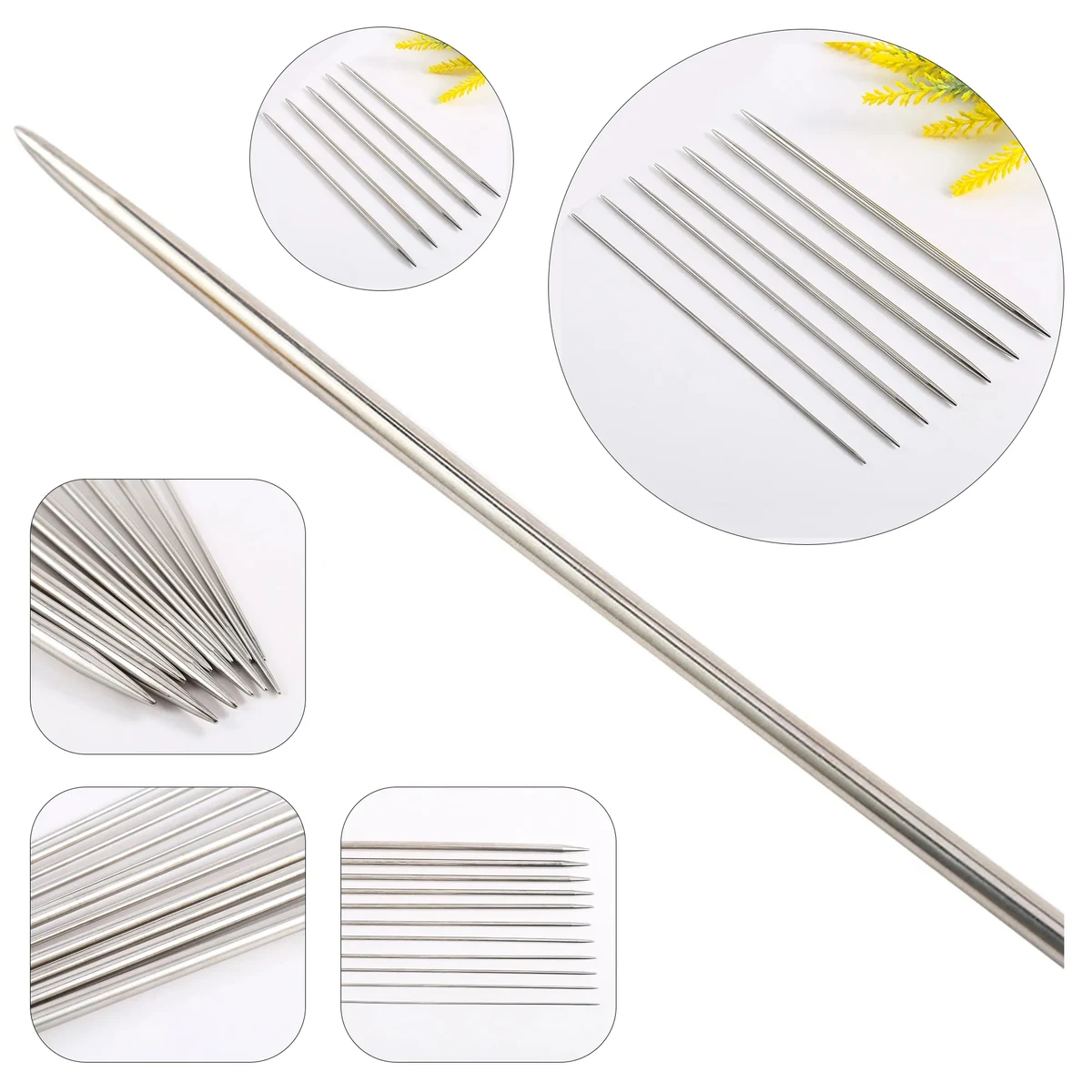 Single Point Stainless Steel Sweater Needle 1