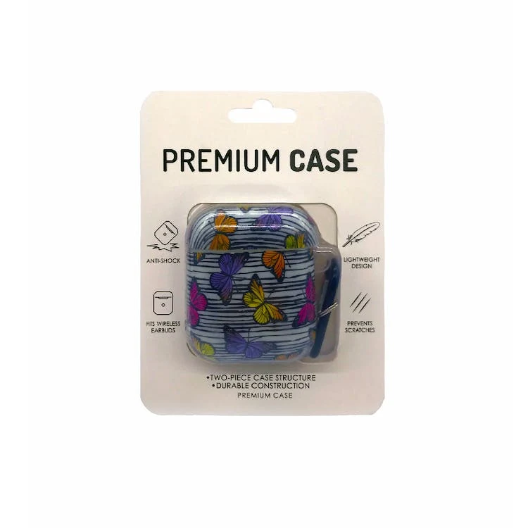 Wireless Earbuds Protective Case - Butterflies Anti-Shock 1