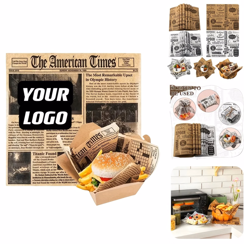 Basket Liners Wax Wrapping Tissue