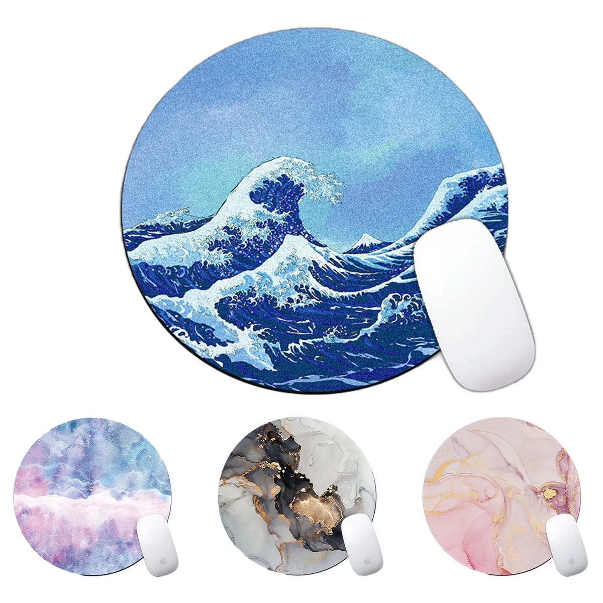 Full Color Computer Round Mouse Pad 1