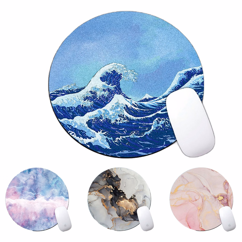 Full Color Computer Round Mouse Pad