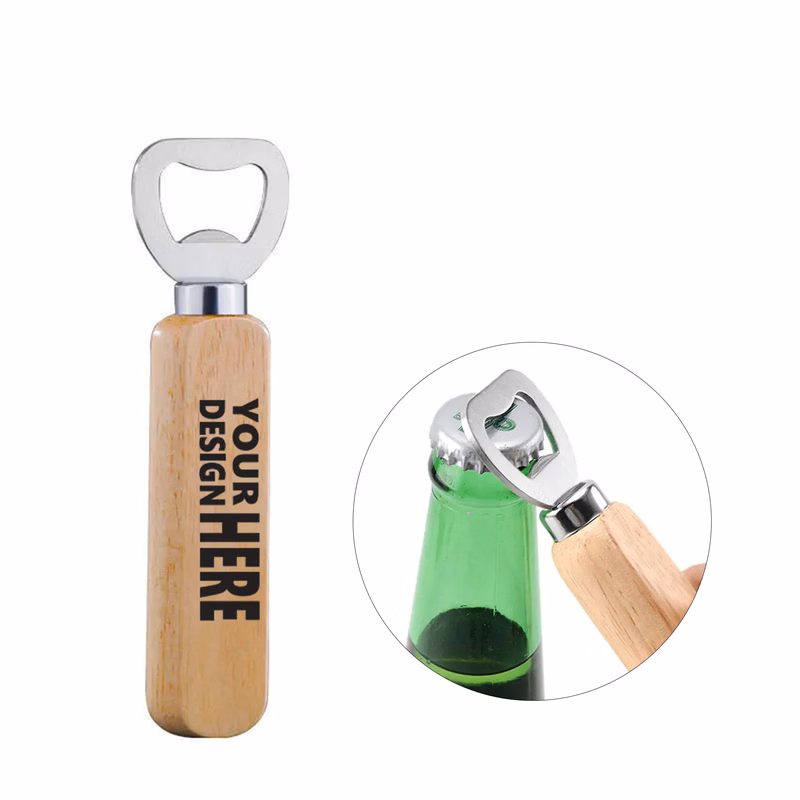 Wooden Handle Beer Bottle Opener