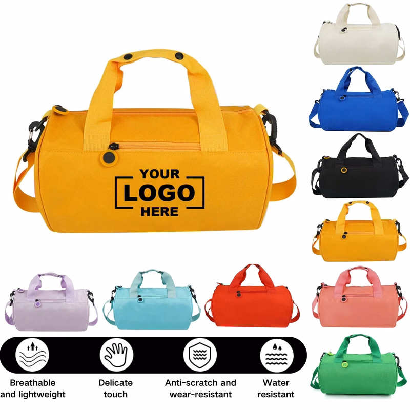 Lady Cylinder Waterproof Small Travel Bag