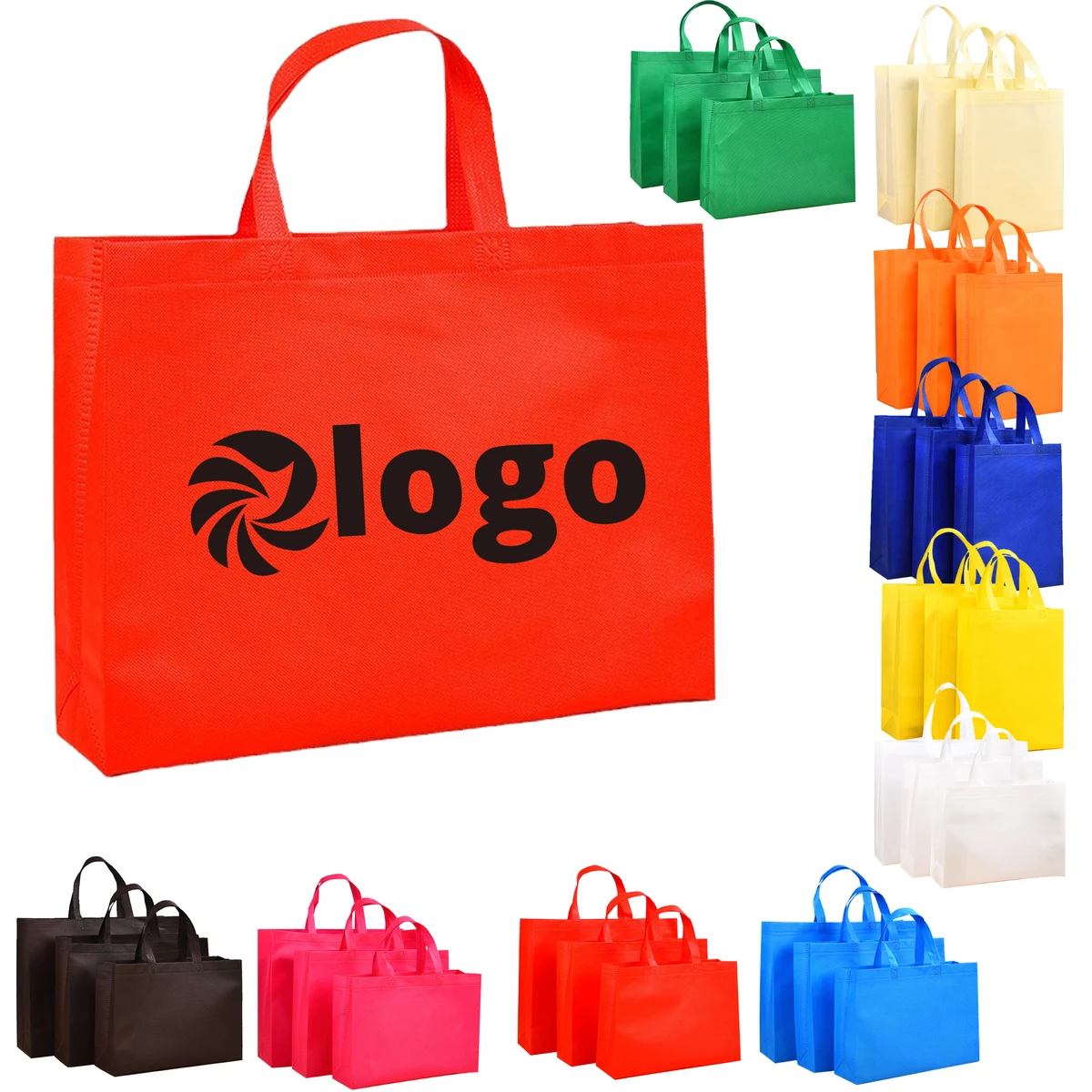 15"x13"x4" Customizable Non-Woven Shipping Bag 1