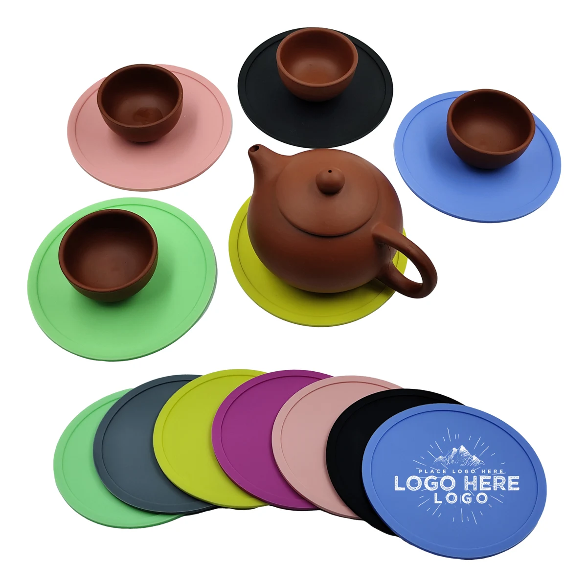 Customizable Silicone Cup Mat 1