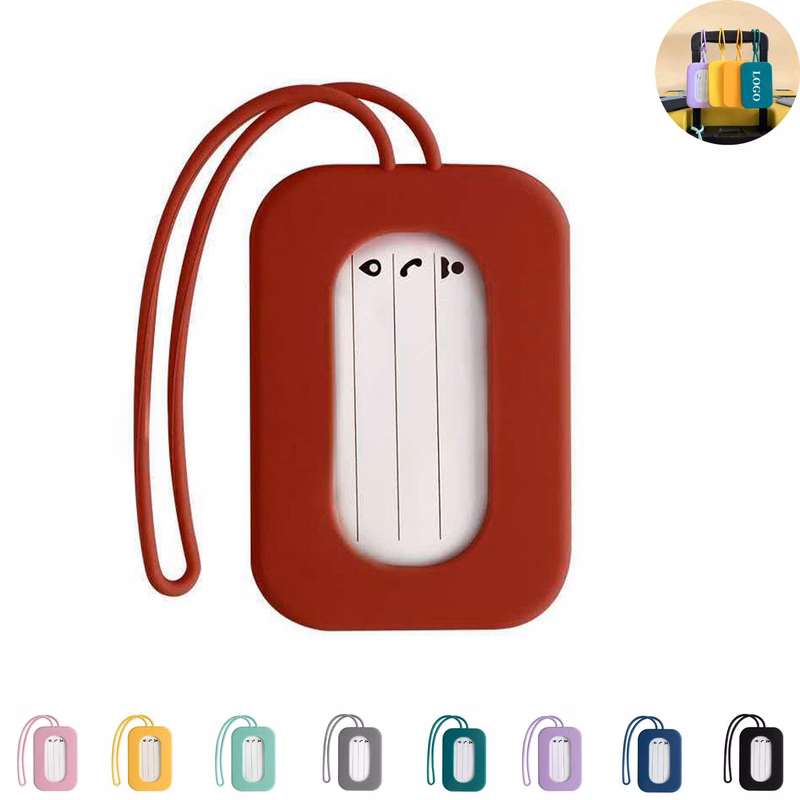 Silicone Lugage Tag with Name