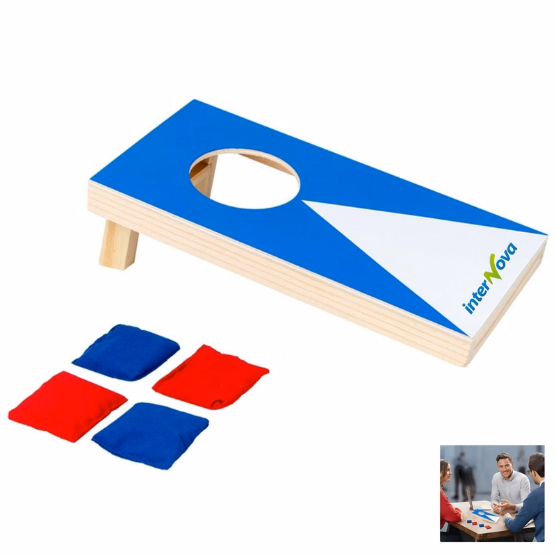 Portable Mini Tabletop Cornhole Game Set - Ocean