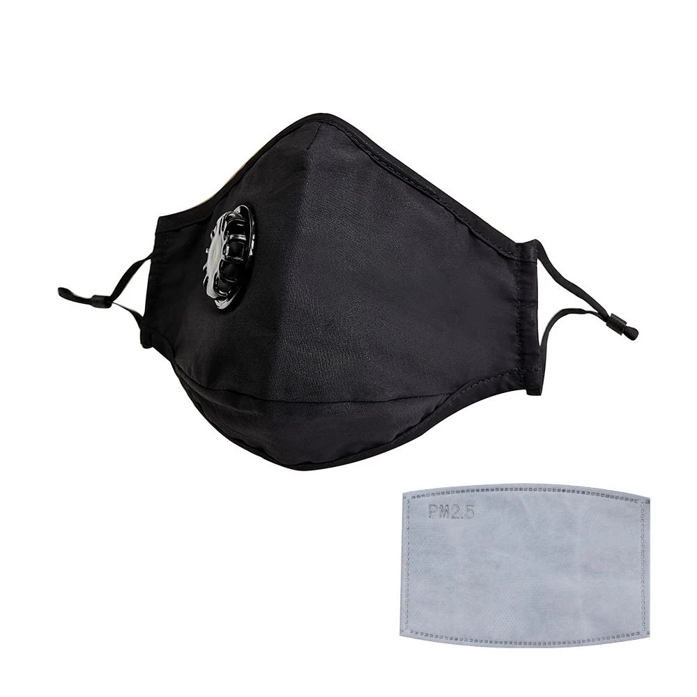Cotton Anti-Dust Face Mask with Activated Carbon Filter 1