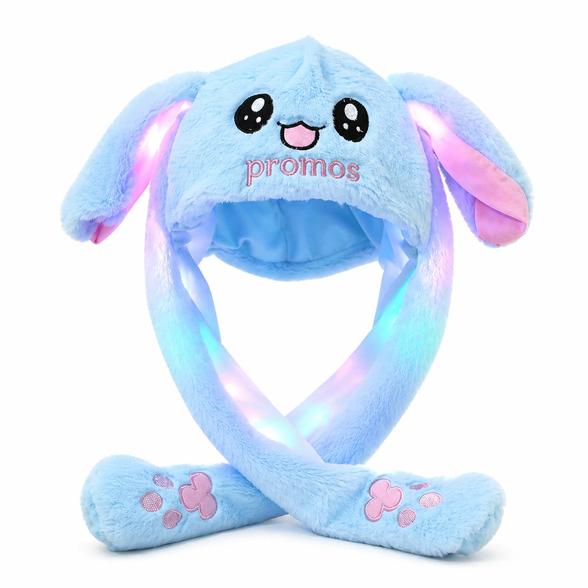 LED Light Up Plush Animal Ear Hat with Moving Ears 1