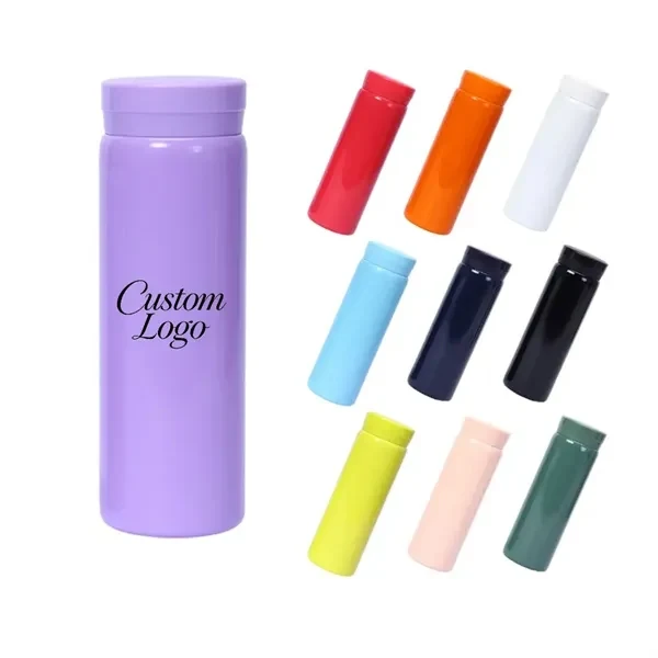 10Oz Mini Water Bottle Stainless Steel Thermos Small Flask for Commutes, Fitness and Travel, custom water bottle with logo imprint 1