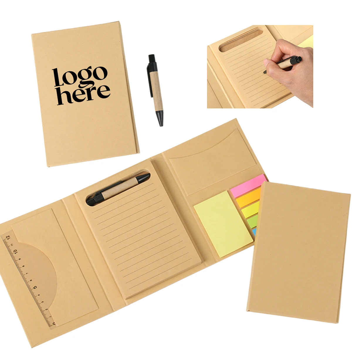 Sticky Notebook with Ruler 1