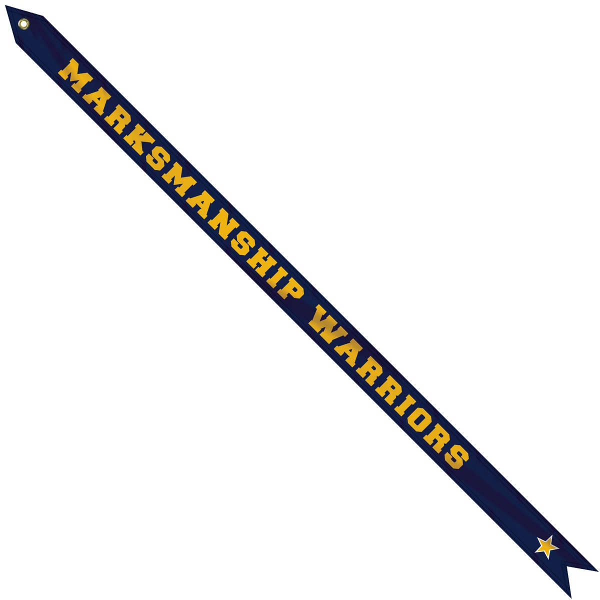2 1/4" x 48" Custom Printed Nylon Streamer 1