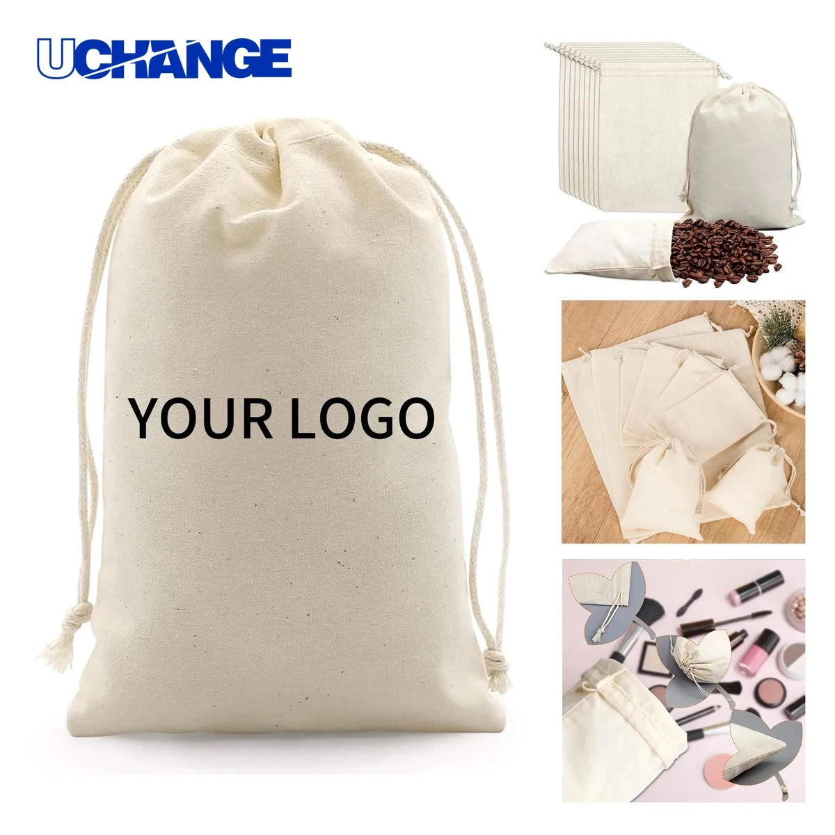 Cotton Drawstring Pouch Case 1