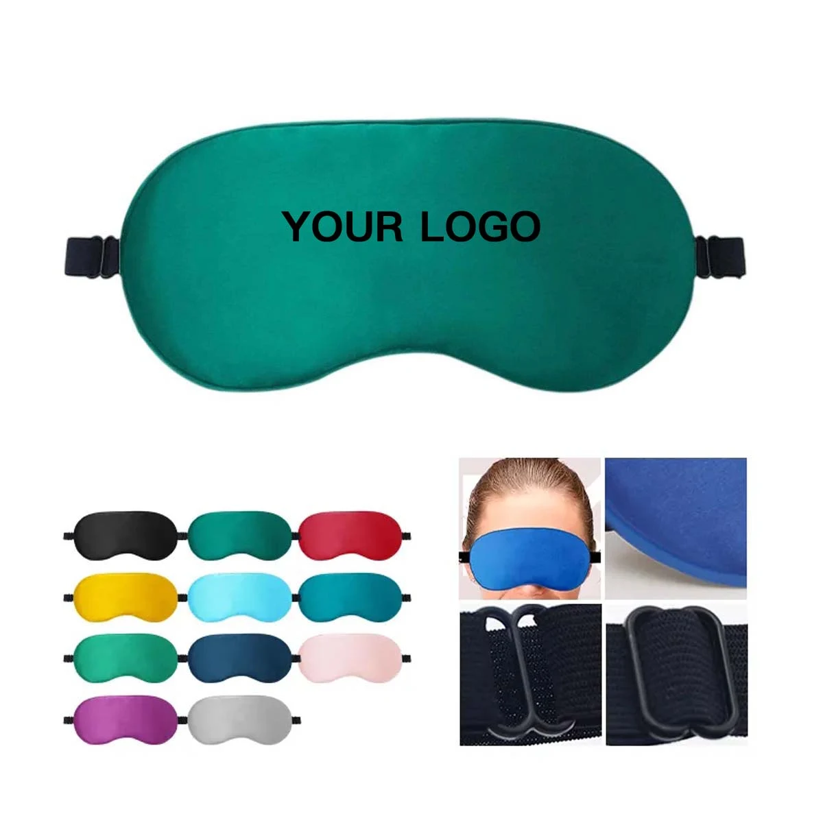 Soft Polyester Eye Mask for Home and Travel Rest 1