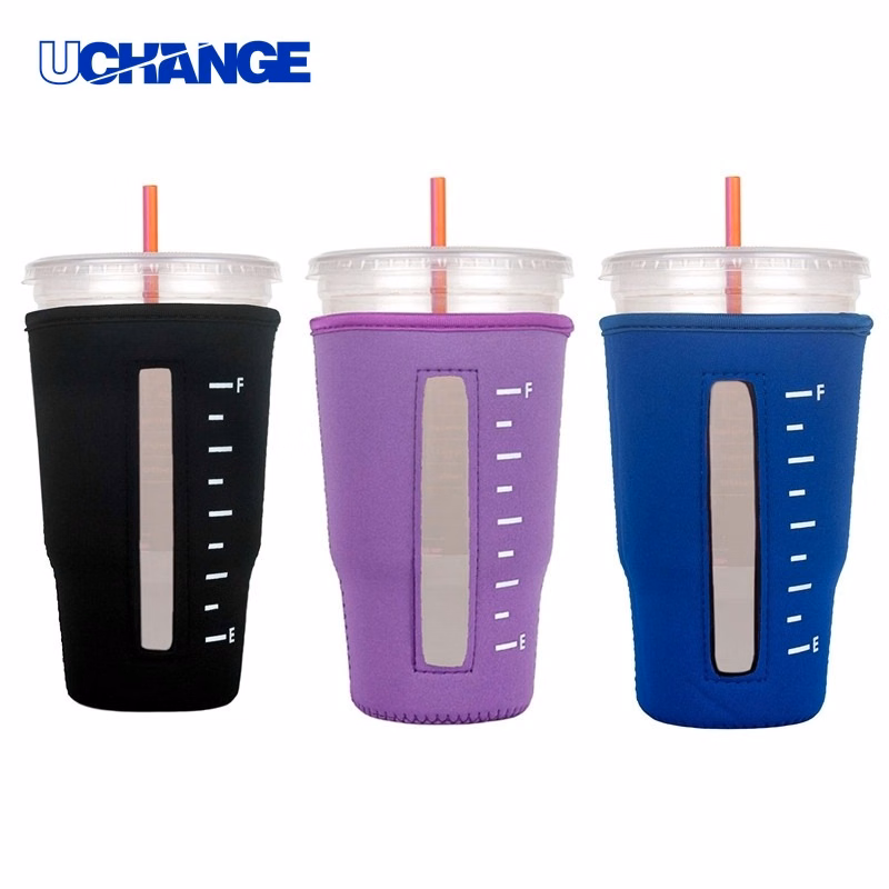 Neoprene Cup Sleeve Holder for Iced Beverages