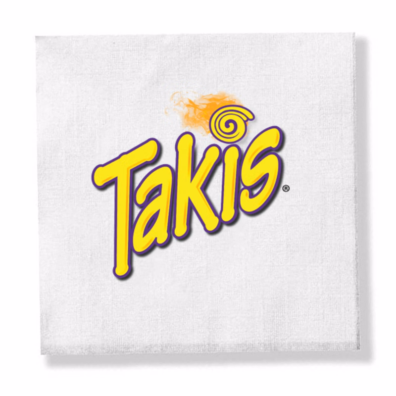 1 Ply White Beverage Napkin Linen Embossed, Digital, FSC Certified