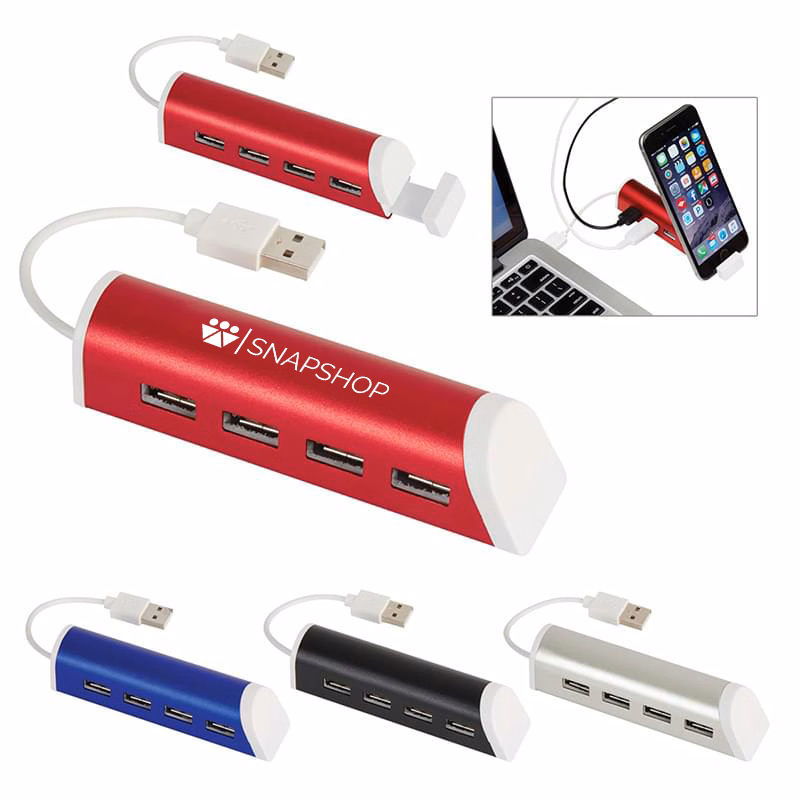 Multiple USB ports with Phones Stand