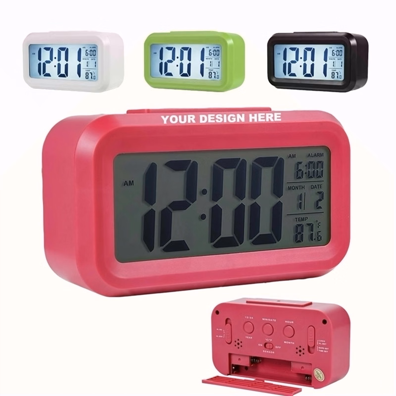 Multi-Function Digital Alarm Clock With Night Light