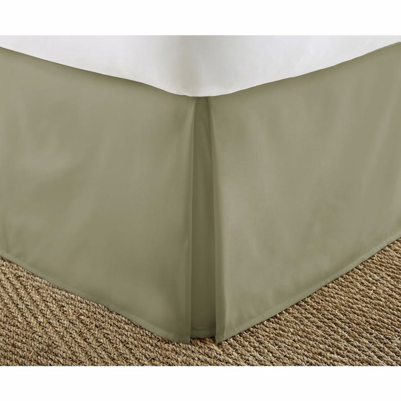 Premium Bed Skirts - Sage Full Pleated