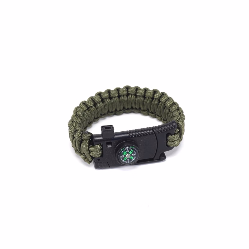 Paracord Survival Bracelet with Whistle-Military Series