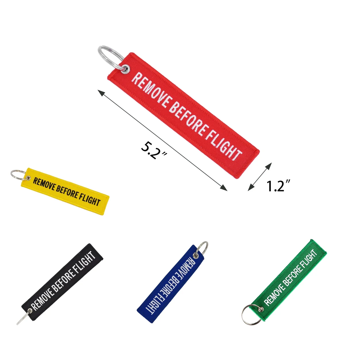 Double-Sided Embroidery Keychain Tag MOQ 100PCS 1