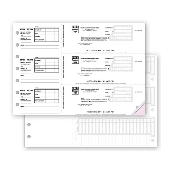 Deposit Tickets, 3-On-A-Page 1