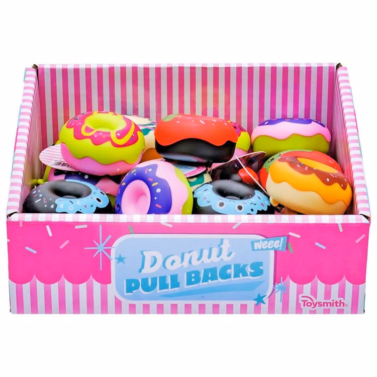 Donut Pull-Back Vehicles - Assorted