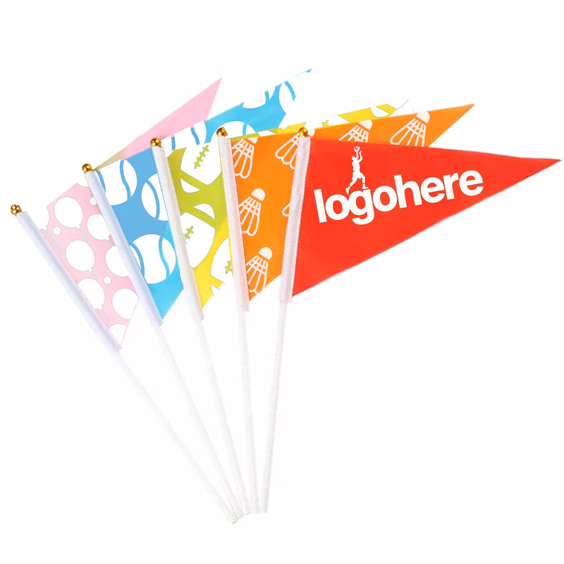 Personalized Rally Triangle Flag for Sporting Events