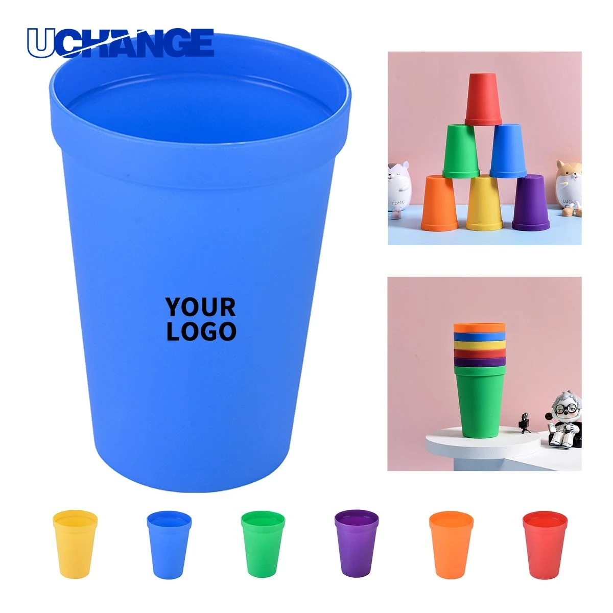 Stadium Cup Polypropylene Plastic 16 Ounce 1