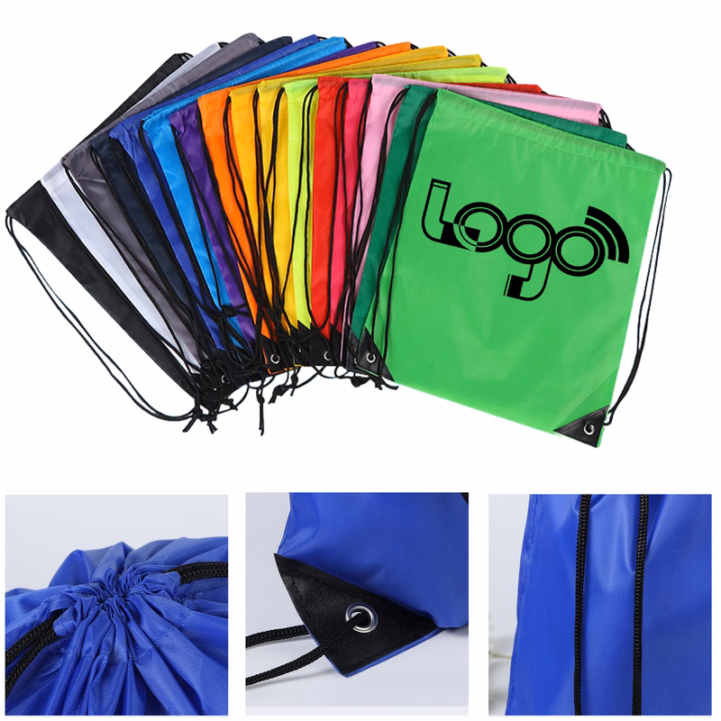 Customizable Lightweight Polyester Drawstring Bag