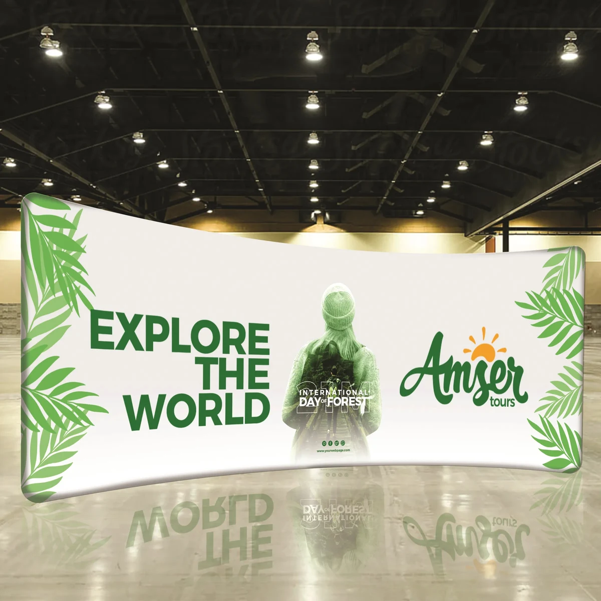 20' Curved Backdrop 1
